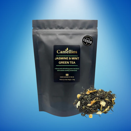 Loose Leaf - Jasmine & Mint Green Tea (100g) byCamellios